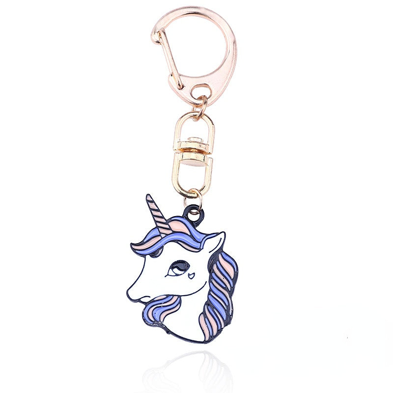 Venta al por mayor Llavero de aleación de zinc Pegasus Unicorn